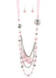 All The Trimmings Pink necklace (Paparazzi)