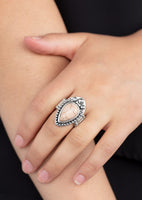 Back Road Bauble Brown Ring (Paparazzi)