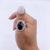 Bling Blitz Black ring (Paparazzi)