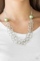 Daring Diva Green necklace (Paparazzi)