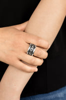 Dauntless Shine Silver Ring (Paparazzi)