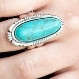 Desert Thirst blue ring  (Paparazzi)