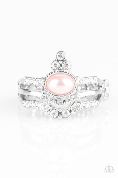 Timeless Tiaras Pink Ring paparazzi