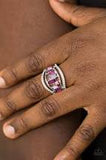 Treasure Chest Charm Purple Ring paparazzi