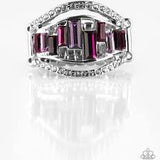 Treasure Chest Charm Purple Ring paparazzi