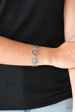 Funky Flower Child Silver Bracelet (Paparazzi)