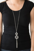 Timelessly Tassled Silver Necklace