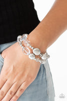 Downtown Dazzle Silver Bracelet (Paparazzi)