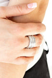 rise and shine silver ring paparazzi