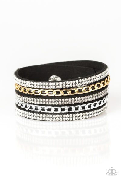 Paparazzi Bracelet ~ Fashion Fiend - Black (Paparazzi)